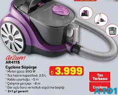 ARZUM AR4115 CYCLONE SÜPÜRGE